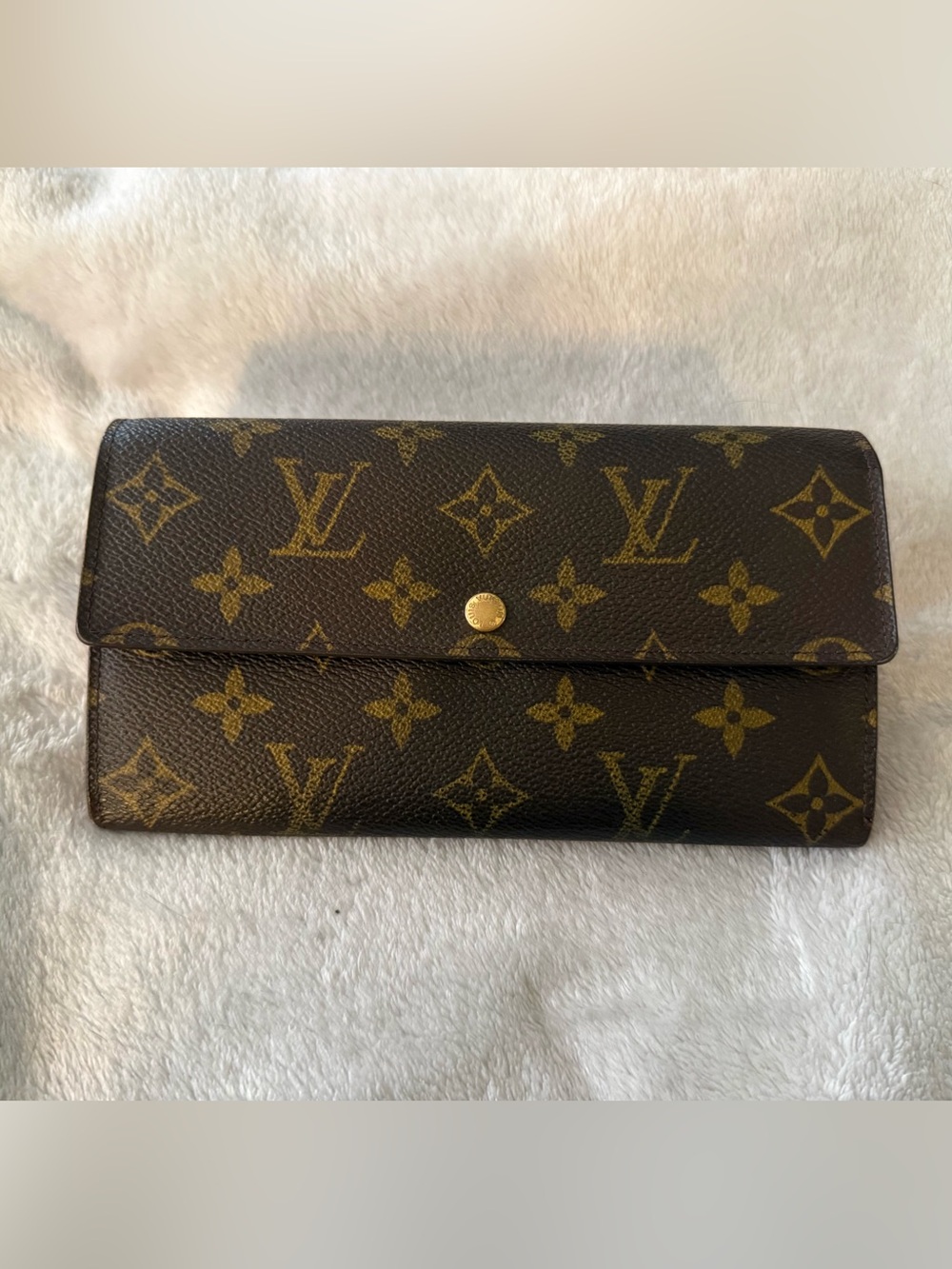 Louis Vuitton Monogram Porte Monnaie Credit Wallet - 2007